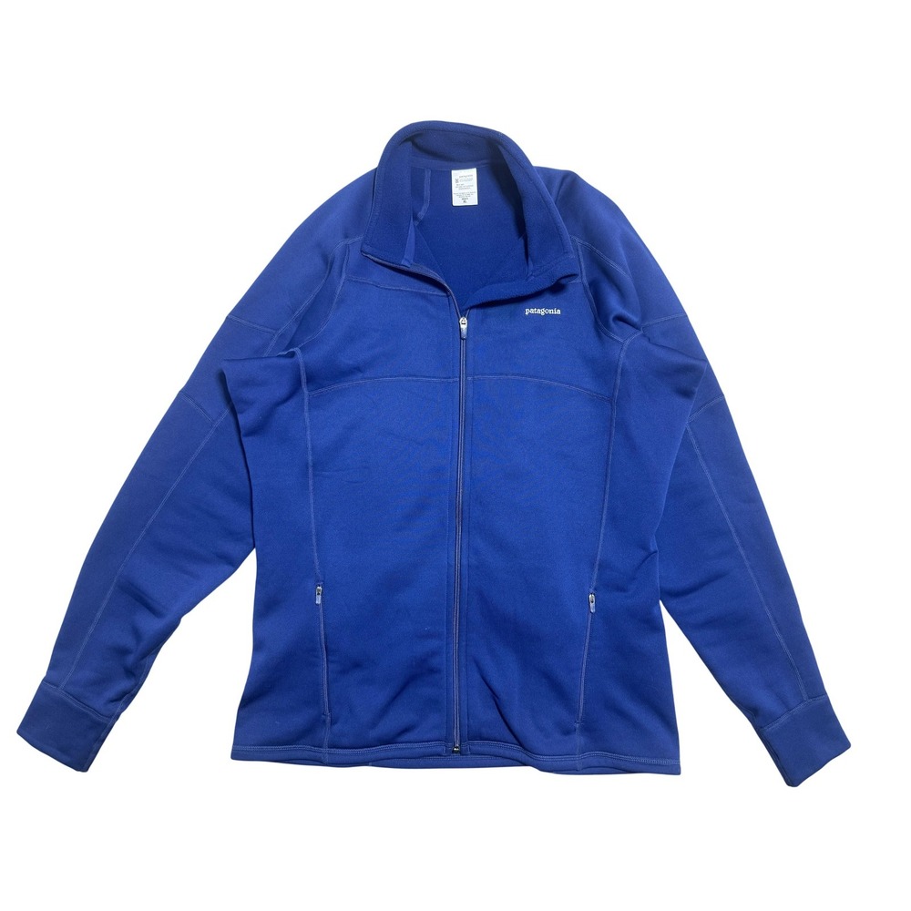 Patagonia Fleece Jacket Mens XL Blue Full Zip Polartec Outdoor Hiking 24930F9